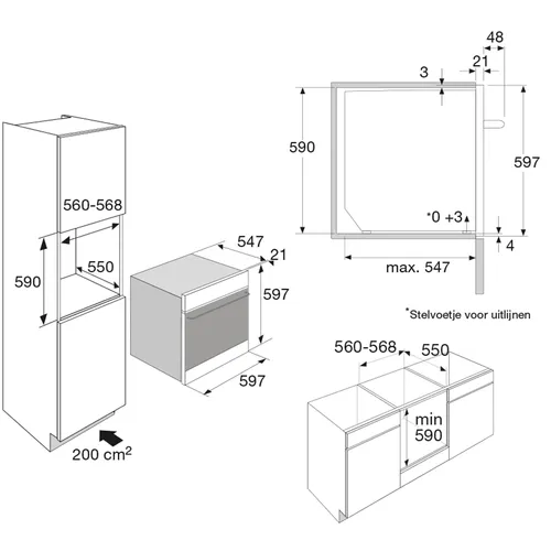 CS66121C ATAG Stoomoven