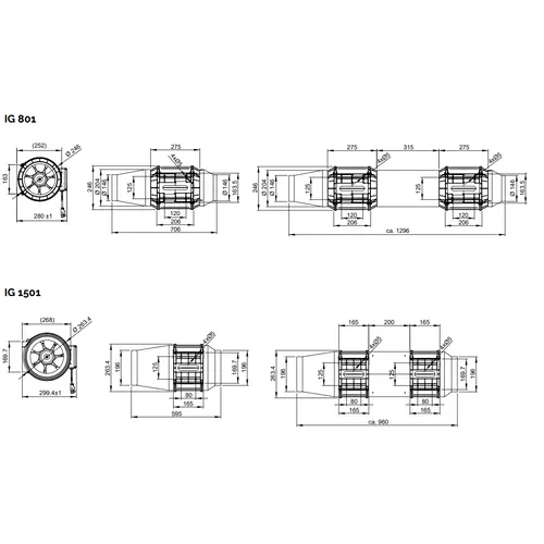 IG15012200 OPERA Externe motor tbv afzuiging