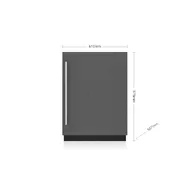 ICBDEU2450RL SUBZERO Onderbouw koelkast