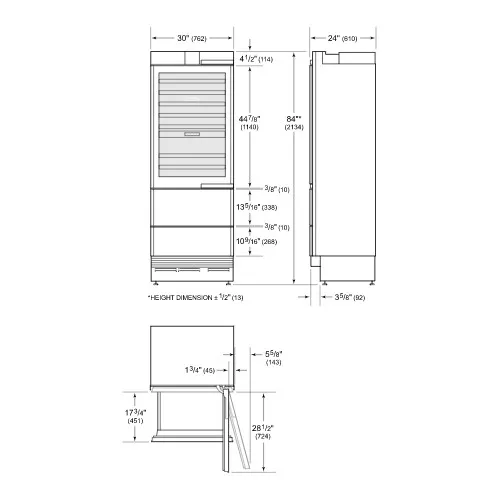 ICBDET3050WRL SUBZERO Wijnkoelkast