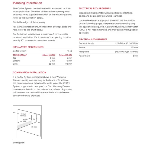 ICBEC3050PMS WOLF Inbouw koffiezetapparaat