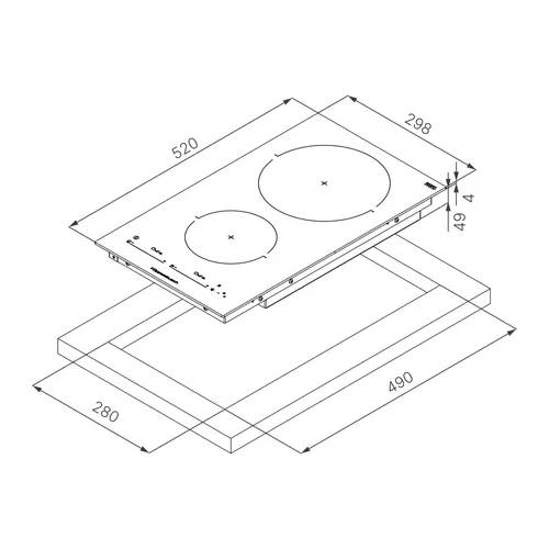 VKI35500SR KUPPERSBUSCH Domino element