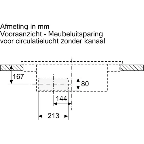 EX877NX68E SIEMENS Kookplaat met afzuiging