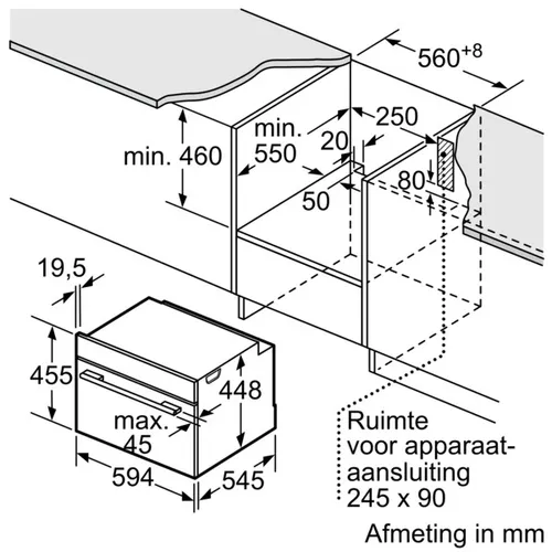 CE932GXB1 SIEMENS Magnetron met grill