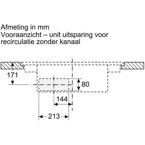 EX807NX68E SIEMENS Kookplaat met afzuiging