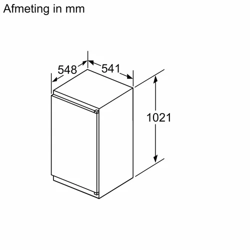 KI31RNSE0 SIEMENS Inbouw koelkast rond 102 cm
