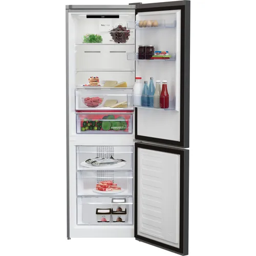 RCNE366E70ZXBRN BEKO Vrijstaande koel-vries combinatie