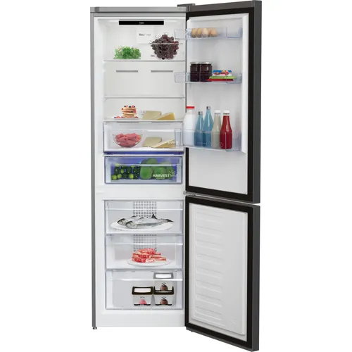 RCNE366E70ZXBRN BEKO Vrijstaande koel-vries combinatie