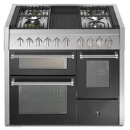 GQ10SFF4BAN STEEL Fornuis 100 cm
