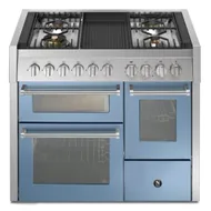 GQ10SFF4BCE STEEL Fornuis 100 cm