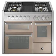 GQ10SFF4BSA STEEL Fornuis 100 cm