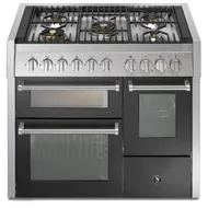GQ10SFF4MAN STEEL Fornuis 100 cm
