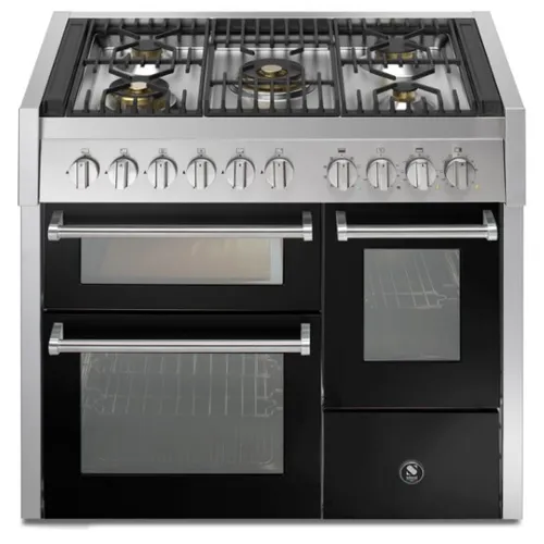 GQ10SFF4MBA STEEL Fornuis 100 cm