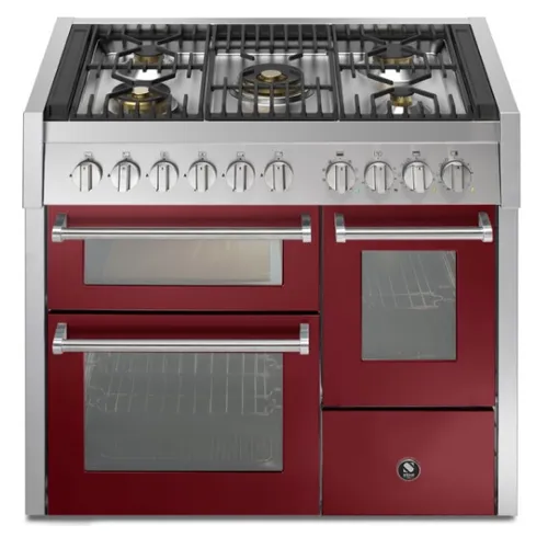 GQ10SFF4MBR STEEL Fornuis 100 cm