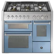GQ10SFF4MCE STEEL Fornuis 100 cm