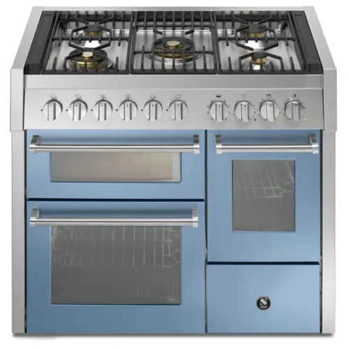 GQ10SFF4MCE STEEL Fornuis 100 cm