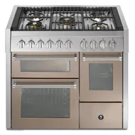 GQ10SFF4MSA STEEL Fornuis 100 cm