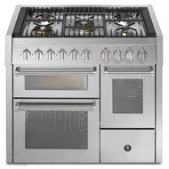 GQ10SFF4MSS STEEL Fornuis 100 cm