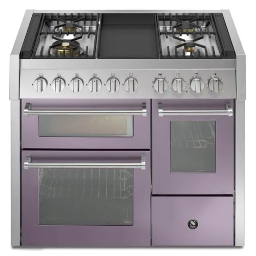 GQ10SFF4TAA STEEL Fornuis 100 cm
