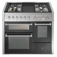 GQ10SFF4TAN STEEL Fornuis 100 cm