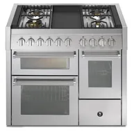 GQ10SFF4TSS STEEL Fornuis 100 cm