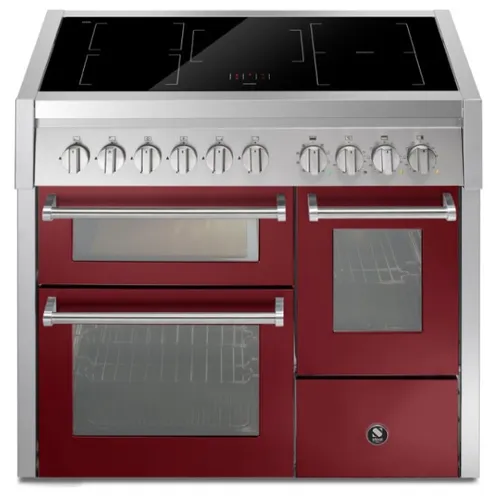 GQ10SFF5FIBR STEEL Fornuis 100 cm