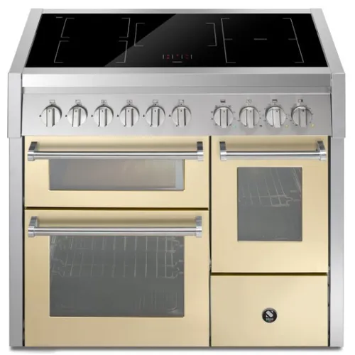GQ10SFF5FICR STEEL Fornuis 100 cm