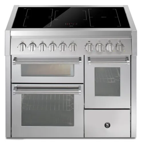 GQ10SFF5FISS STEEL Fornuis 100 cm