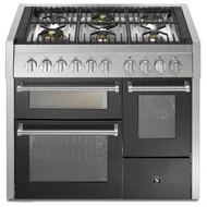 GQ10SFF6WAN STEEL Fornuis 100 cm