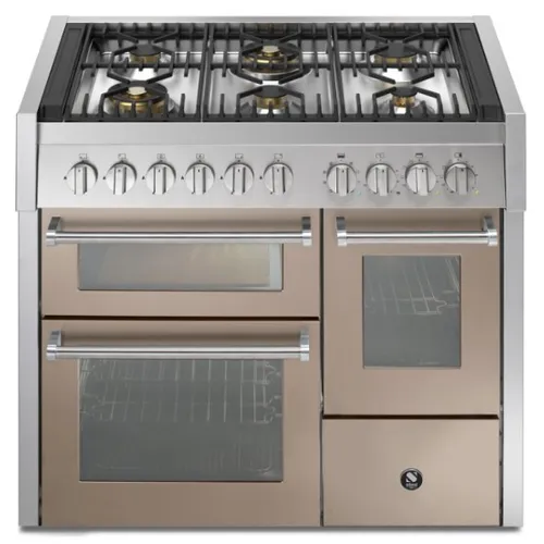 GQ10SFF6WSA STEEL Fornuis 100 cm