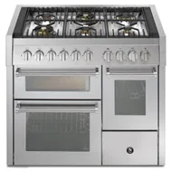GQ10SFF6WSS STEEL Fornuis 100 cm