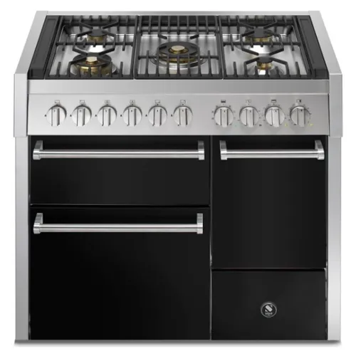 GQ10SFFD4MBA STEEL Fornuis 100 cm