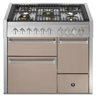 GQ10SFFD4MSA STEEL Fornuis 100 cm