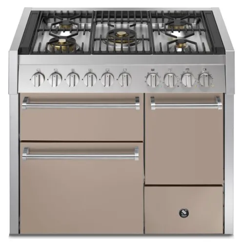 GQ10SFFD4MSA STEEL Fornuis 100 cm