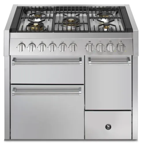 GQ10SFFD4MSS STEEL Fornuis 100 cm