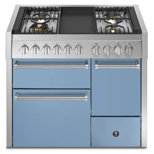 GQ10SFFD4TCE STEEL Fornuis 100 cm