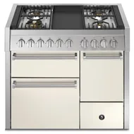 GQ10SFFD4TNA STEEL Fornuis 100 cm