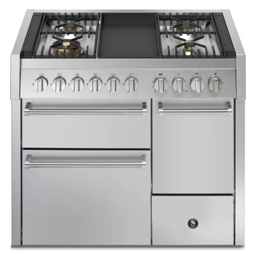 GQ10SFFD4TSS STEEL Fornuis 100 cm