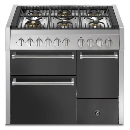 GQ10SFFD6WAN STEEL Fornuis 100 cm
