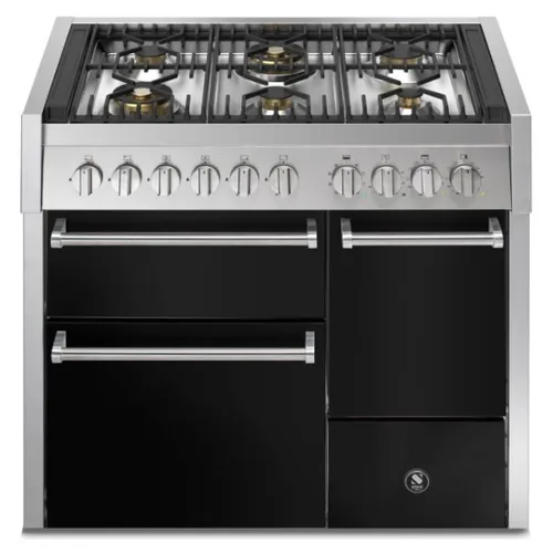 GQ10SFFD6WBA STEEL Fornuis 100 cm