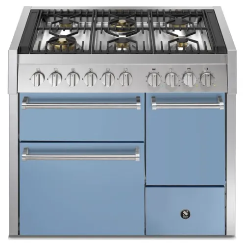 GQ10SFFD6WCE STEEL Fornuis 100 cm