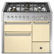 GQ10SFFD6WCR STEEL Fornuis 100 cm