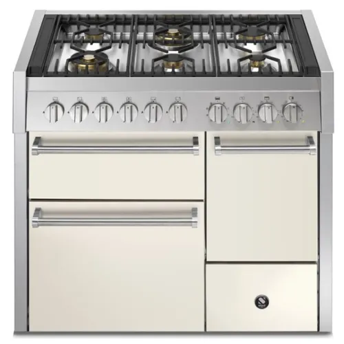 GQ10SFFD6WNA STEEL Fornuis 100 cm