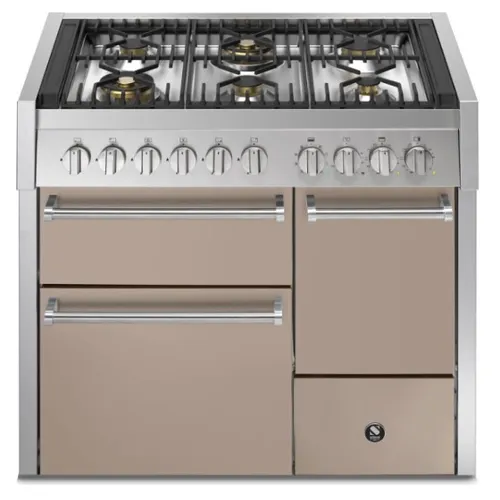 GQ10SFFD6WSA STEEL Fornuis 100 cm