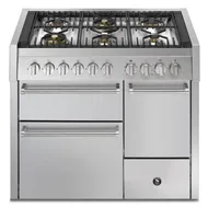 GQ10SFFD6WSS STEEL Fornuis 100 cm