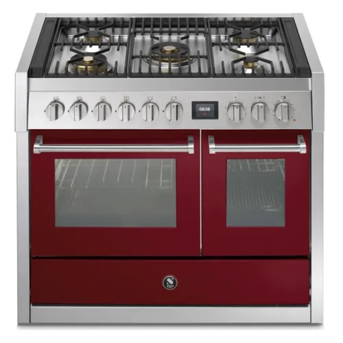 GQ10SF4MBR STEEL Fornuis 100 cm