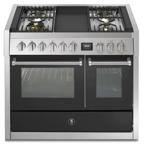 GQ10SF4TAN STEEL Fornuis 100 cm