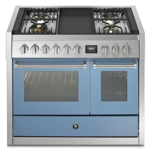 GQ10SF4TCE STEEL Fornuis 100 cm