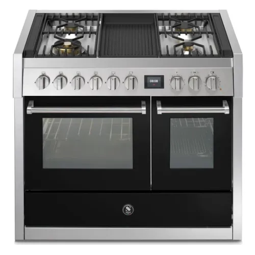 GQ10SF4BBA STEEL Fornuis 100 cm