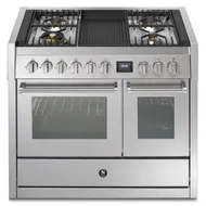 GQ10SF4BSS STEEL Fornuis 100 cm